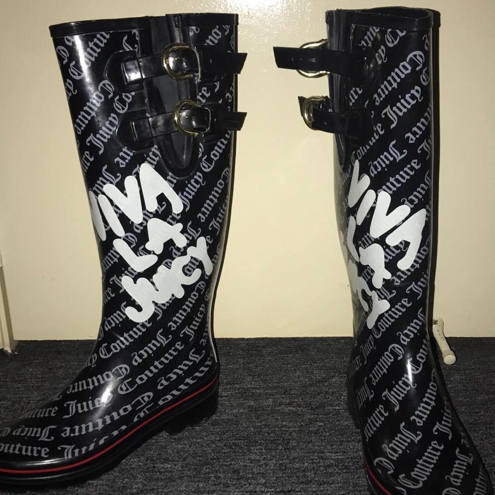 Juicy rain boots sz 8